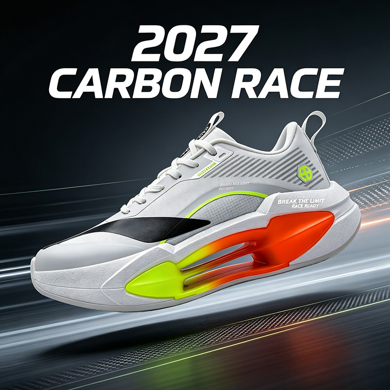 Carbon Plate Marathon Racing Shoes - 2027 Carbon-Platten-Laufschuhe für Herren, Leichte Energie-Rückgewinnungs-Sportschuhe,