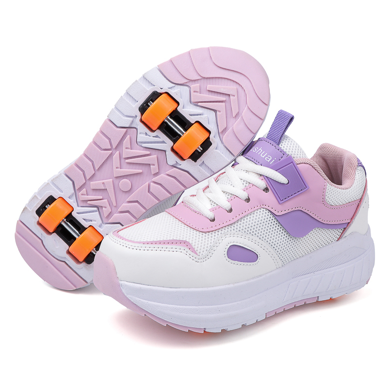 Men'S Shoes - Kinder-Rollschuhe mit 4 Rädern, abnehmbare Rollschuhe,