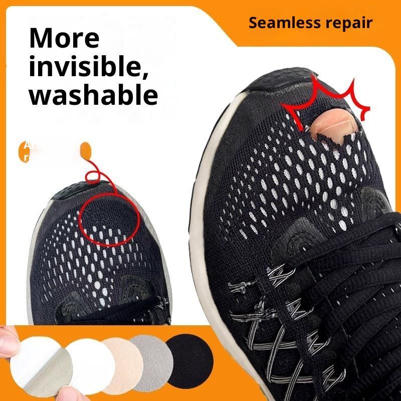 Sneakers - Kleberfreie, selbstklebende Reparaturflicken für Schuhlöcher, wasserdicht,