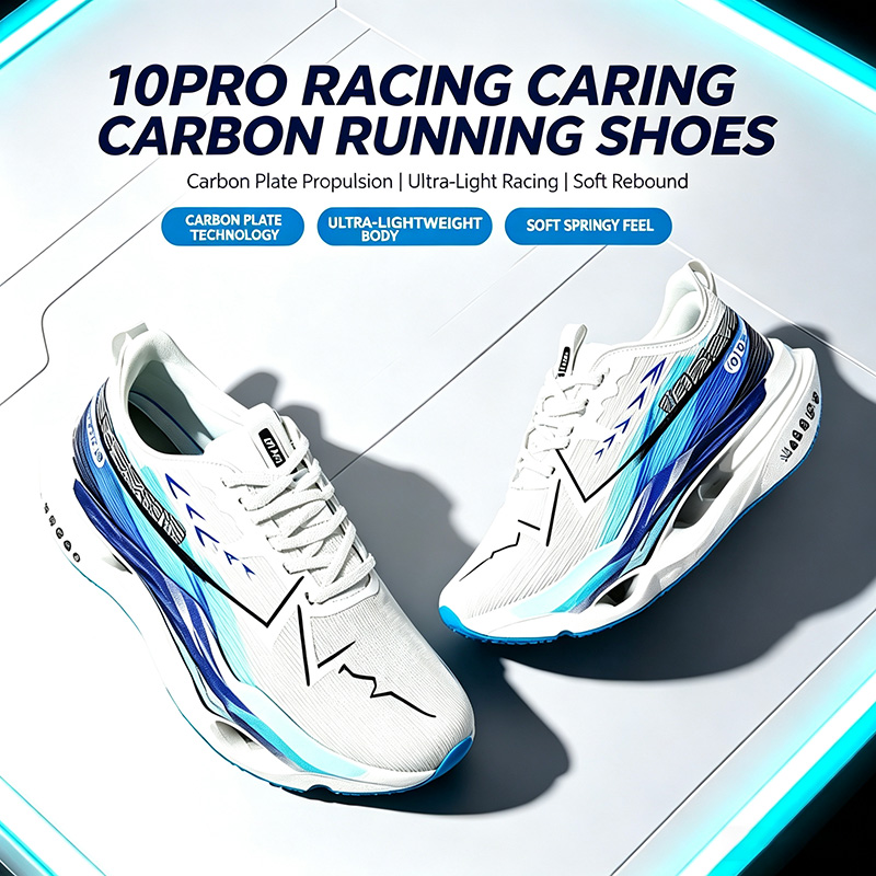 Carbon Plate Marathon Racing Shoes - Herren- und Damen-Rennschuhe mit Carbonplatte, 10Pro,