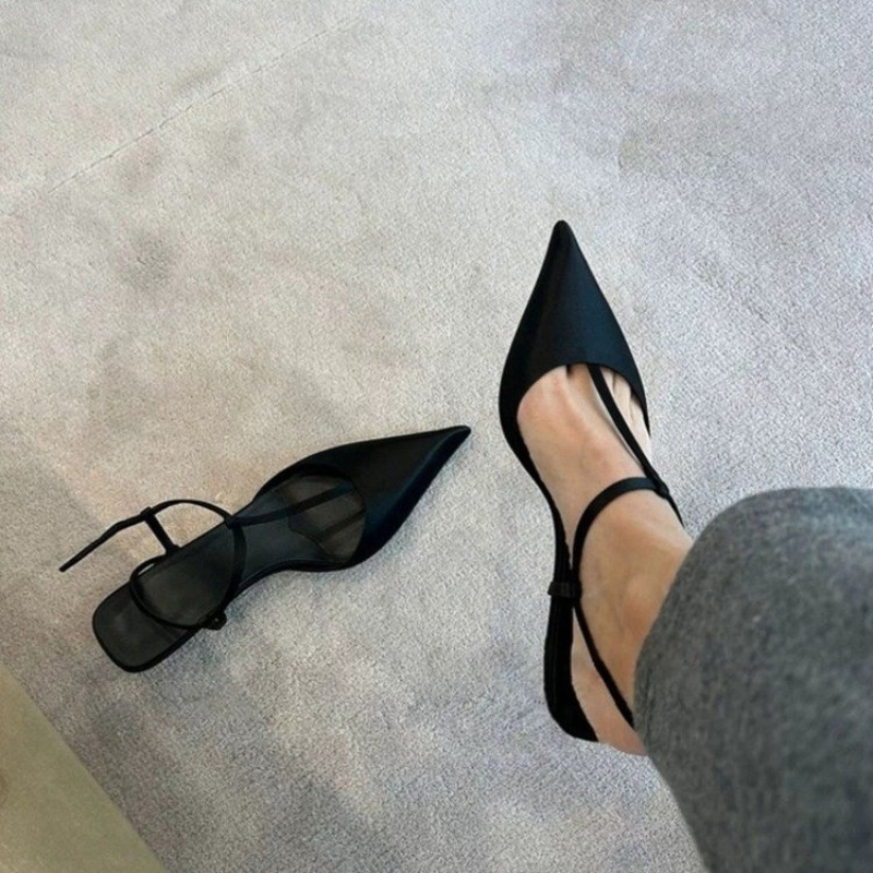 Sandals - Markenschuhe für Damen, sexy spitz zulaufende