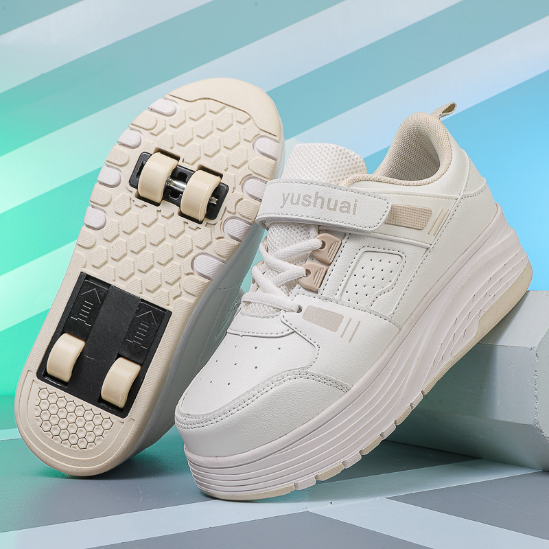 Men'S Shoes - Vierrädrige Rollschuhe für Jungen, unsichtbare vierrädrige
